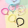 Handmade Colourful Smile Face Bracelets Polymer Clay Beads for Bracelet for Girls