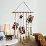 Handmade Cotton Fabric Bohemian Woven Wall Hanging Tapestry Macrame Picture Wall Hanging
