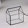 Handmade Geometric Vase Garden Decor Flower Pot Modern Artistic Indoor Clear Glass Plant Terrarium