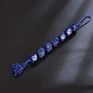 Handmade Natural Lapis Lazuli Crystal Car Hanging Ornaments for Home Decoration Feng Shui Ornament