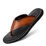 Handmade Ultra Comfort Leather Retro Flip Flops Mens Beach Slippers Flat Shoes Thong Sandals