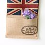 Hanging Pocket Organizer Wall Hanging Pocket Storage Bag over the Door Linen Cotton Fabric Waterproof Organizer