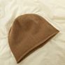 Hat Fine Knit Roll Edge Retro Show Face Small Korean Version Pile Pile Hats Warm Knit Hat