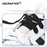 Hdcrafter Classic Black-And-White Single and Double-Layer Polyester Flat Shoelaces