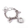 Heart-Shaped Women Casual Watch Cool Minimalist Diamond Watch Women Bracelet Quartz Wristwatch