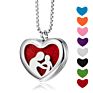 Heart Shape Aromatherapy Essential Oil Diffuser Necklace Car Diffuser Locket Stainless Steel Jewellery