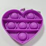 Heart Shape Keychain Push Pop Bubble