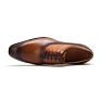 High-End Brown Brogue Oxford Dress Shoes Hand Crafted Lace up Leather Shoes for Men