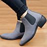 High Height Increasing Elevator Men`S Chelsea Boots