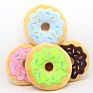 High Qulity Pet Supplies Dog Plush Toy Design Plush Squeaker Pet Donut Toys for Dogs