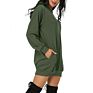 Hoodie Dress Long Sleeve Pull over Women`S Longline Hoodies Sweatshirt for Women