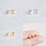 Hypoallergenic Love Ear Studs Post Simple Minimalist Earrings Tiny Cute Female 316L Stainless Steel Heart Stud Earrings