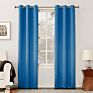 Ihome Heavy Blackout Window Curtains for the Living Room Drapes Navy Color Blackouts Curtain
