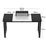 In Stock Directly Simple Home Office H Leg Student Simple Learning Long Shaped Desktop Corner Computer Laptop Desk