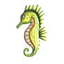 In Stock Metal Seahorse Pendant Wall Art Seahorse Hanging for Home Garden Decor