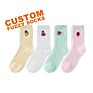 In Stock Microfiber Soft Comfortable Women Cute Colorful Sweet Warm Floor Sleeping Knitted Fuzzy Socks for Gir