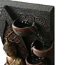 Indoor Decorative, Resin Tabletop Mini Buddha Statue Water Fountain/
