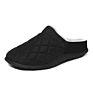 Indoor Outdoor Fluffy Slip-On Slippers for Men Anti-Skid Men House Slippers Faux Fur Collar Waterproof