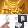 Indoor&Outdoor Led String Christmas Lights 3M 20Leds Battery Operated Waterproof Snowflake Light Decoration for Birthday Wedding