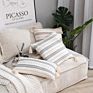 Innermor Chic Style Boho Home Decor Pillows with Tassels Faux Linen Nordic Pillow Covers