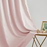 Innermor Linen Textured Window Curtains with Pom Pom for Bedroom Living Room Kids Panels for Light Filtering