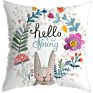 Innermor Printed Animal Cushion Covers Easter Style Cushion Cover 45X45