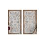 Innova Shabby Chic Rustic Handicrafts Farmhouse Nature Wood Carving Mdf Wall Decor Hanging Panels Hand Carved Wood Wall Art