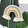 Ins Decoration Nordic Style Home Children's Room Decoration Pendant Woven Rainbow Hanging Wall Decoration