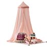 Ins Exploded Chiffon Tent Lace Fringed Bed Curtain Baby Game Room Mosquito Net Decoration Room Scene Props