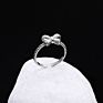 Ins Twist Ring Female Korean Personality Art Web Celebrity Design Thread Bow Open Ring