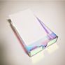 Iridescent Lucite Guest Hand Towels Organizer Tray Acrylic Towel Napkin Holder