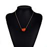Irregular Nuggets Gold Color Natural Quartz Stone Necklace Amethysts Amazonite Lapis Quartz Pendant Necklaces
