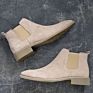 Leather men chelsea  boots