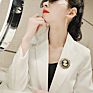 Jaenones Vintage Rhinestone Brooches Queen Head Portrait Brooch Cameo Brooch Sets