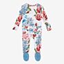 Jambear Bamboo Baby Rompers Zip Footie Romper Bamboo Footie Ruffle Ruffle Baby Zipper Ruffle Toddler Onesie Sleepsuit Baby