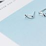 Japan Korea Style S925 Sterling Silver Cute Concise Fish Stud Earring Women Jewelry