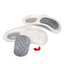 Jianhui 3/4 Insert Insole Flat Foot Orthotic Plantar Fasciitis Orthopedic Arch Support Insoles