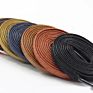 Jordan 1 Thin Flat Wax Shoelaces Waxed Cotton Shoe Laces Thread Solid Color Dress Boots Shoelace