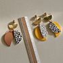 Juhu Indian Earrings Bohemian Jewelry Acrylic Cow Colorful Clay Cute Resin Earings for Women Earring