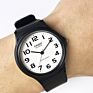 Kegllect Watch Simple Design Black Contracted Both Men and Women Watch