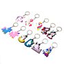 Keychain Cute Rainbow Unicorn Cartoon Key Holder Key Rings Gift for Girl Women Bag Pendant Accessories Jewelry