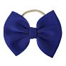 Kids Baby Girls Solid Colors Pink Blue Bow Knots Elastic Head Wrap Headbands Suppliers for Newborn Toddler