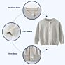 Kids Leopard Sweater Children Boy Girl Autumn Spring Knitted Cardigan Sweater Coat Toddler Jacket Outerwear Clothes
