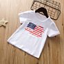 Kids Patriot American Flag T Shirt Baby Casual White T-Shirts Kid Girls Boys Short Sleeve Clothing