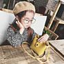 Kids Purse Lovely Plush Cat Shape Mini Bags Messenger Bags Princess Style Kids Handbags for Girls