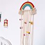 Kids Room Decor Hair Clip Organizer Rainbow Design Girls' Room Wall Hanging Ornament Baby Hairpin Storage Belt