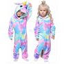 Kids Sibling Matching Sleepwear Coral Fleece Cartoon Sleepwear for Kids