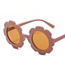 Kids Sunglasses Sunglasses Flower Design Plastic Glasses Kids round Sunglasses for Boys & Girls