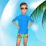 Kid's Uv Protection Long Sleeve Chlorine Resistant Rashie Upf 50+ Rash Guard