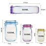 Kitchen Organizer Portable Mason Jar Cookie Bottles Bag Seal Reusable Candy Bags Food Saver Storage Bags